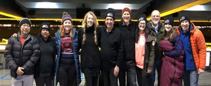 Team photo at the MCG