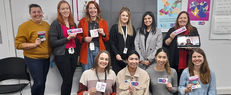 Group of ten female MCM Speech Pathologists