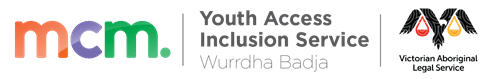 Logo for MCM Youth Access Inclusion Service with the VALS logo