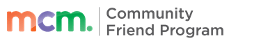 logo: mcm - community friend program