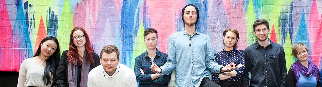 A photo of some of the young people involved in our youth participation programs.