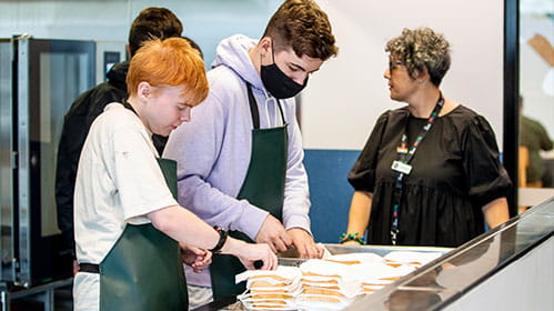 Cooking at The Hester Hornbrook Academy