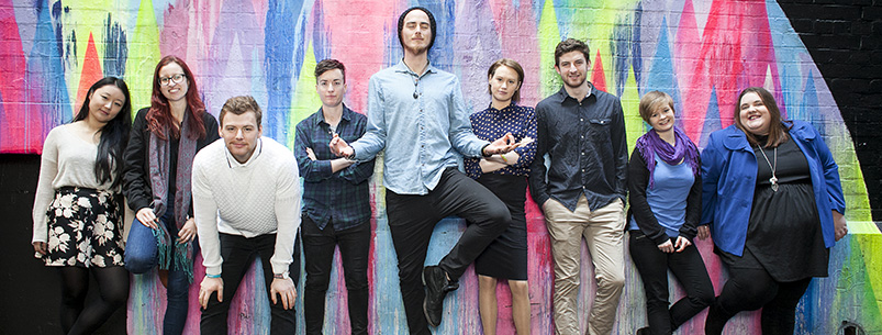 Photo showing members of the Youth Action Group (YAG) in Melbourne