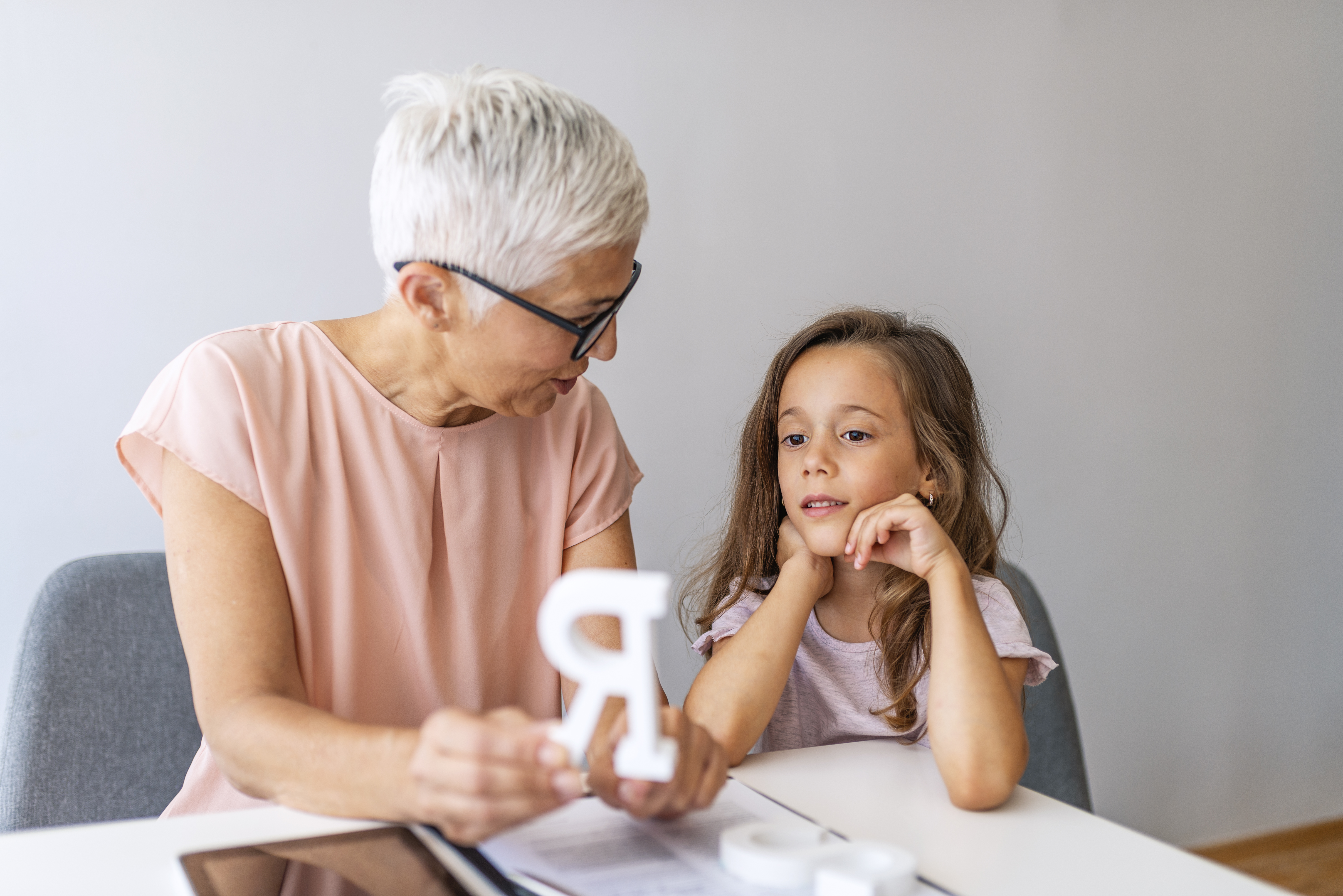 Speech therapy with an early childhood intervention client