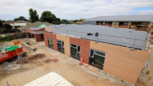 West Refuge under construction