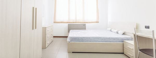 Picture of a bedroom with bed